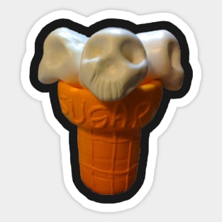 Sugar Cone of Death (Photo) Sticker